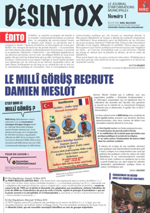 DÉSINTOX, lecture de l'actualité municipale DÉSINTOX, lecture de l'actualité municipale