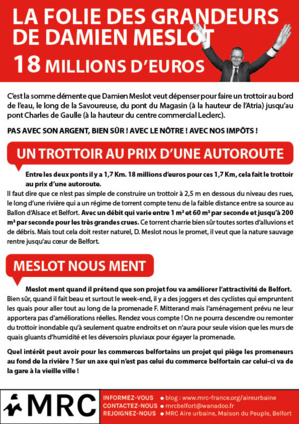 À LA UNE - LA FOLIE DES GRANDEURS DE DAMIEN MESLOT À LA UNE - LA FOLIE DES GRANDEURS DE DAMIEN MESLOT