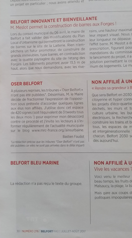 Droit d’expression de l’opposition : les petits arrangements de la municipalité avec la légalité