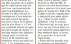 Communiqué sur les élections départementales 2015