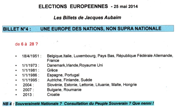 ELECTIONS  EUROPEENNES  2014
