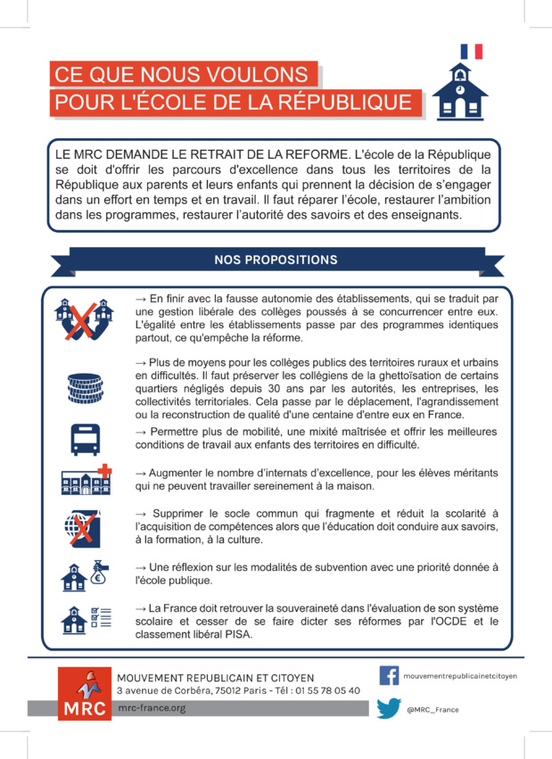 Notre tract sur le Collège (partie 2)