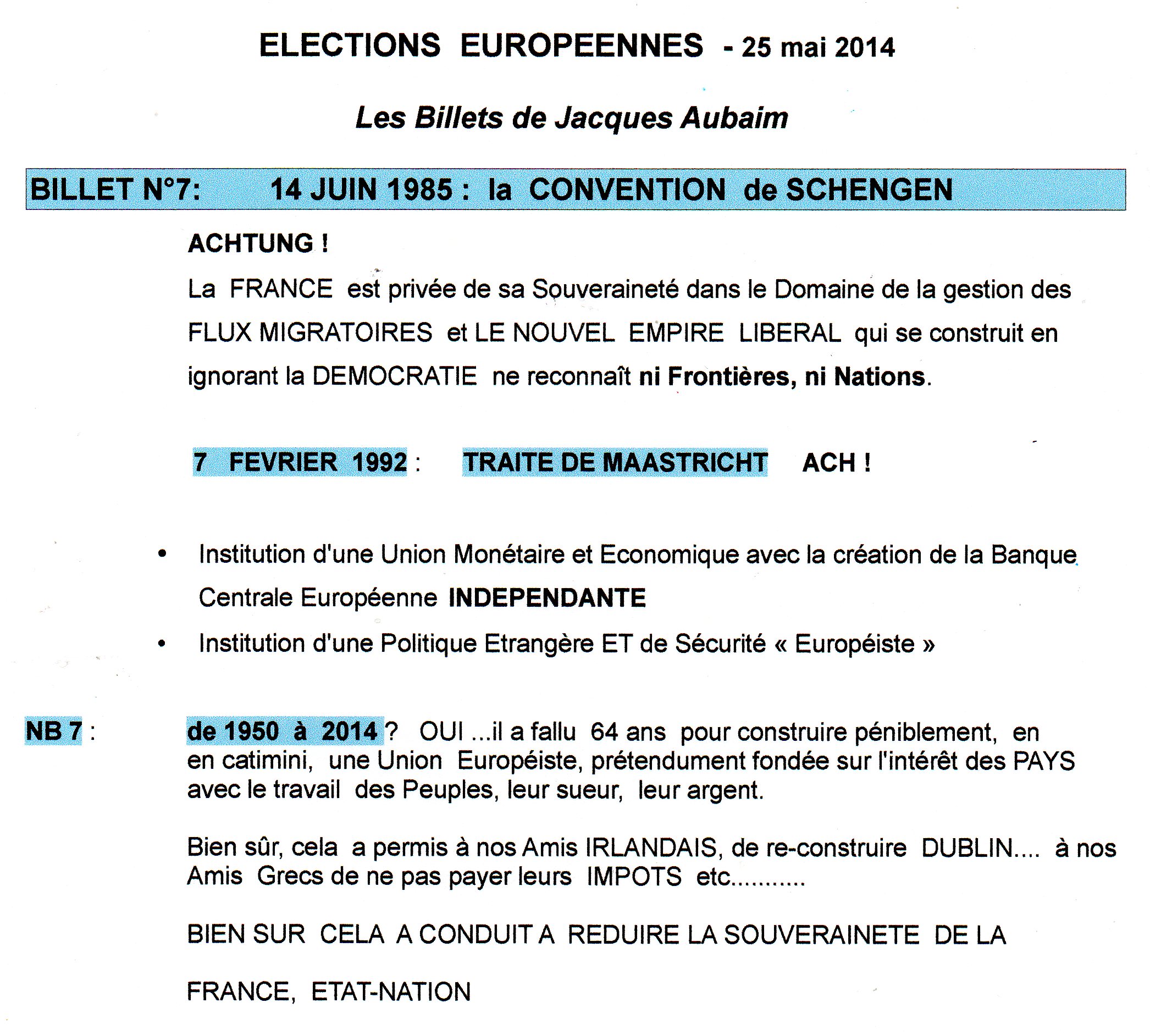 ELECTIONS EUROPEENNES 2014 ELECTIONS EUROPEENNES 2014