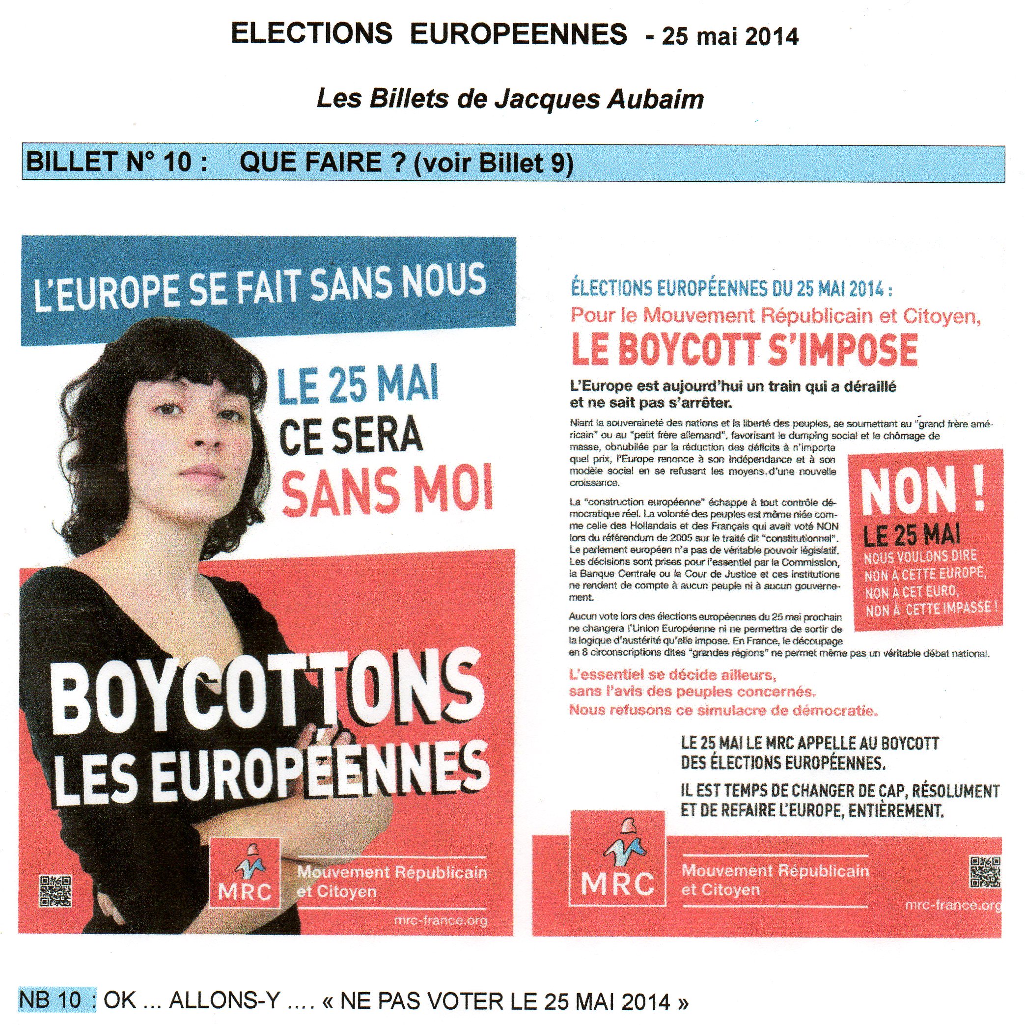 ELECTIONS  EUROPEENNES  2014 ELECTIONS  EUROPEENNES  2014