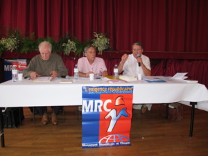 de gauche à droite Bruno Moschetto , Patrick Nivet, Jacques Nikonoff de gauche à droite Bruno Moschetto , Patrick Nivet, Jacques Nikonoff