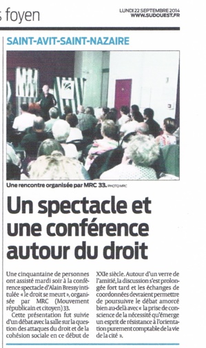 Un spectacle et une conférence d'Alain Bressy Un spectacle et une conférence d'Alain Bressy