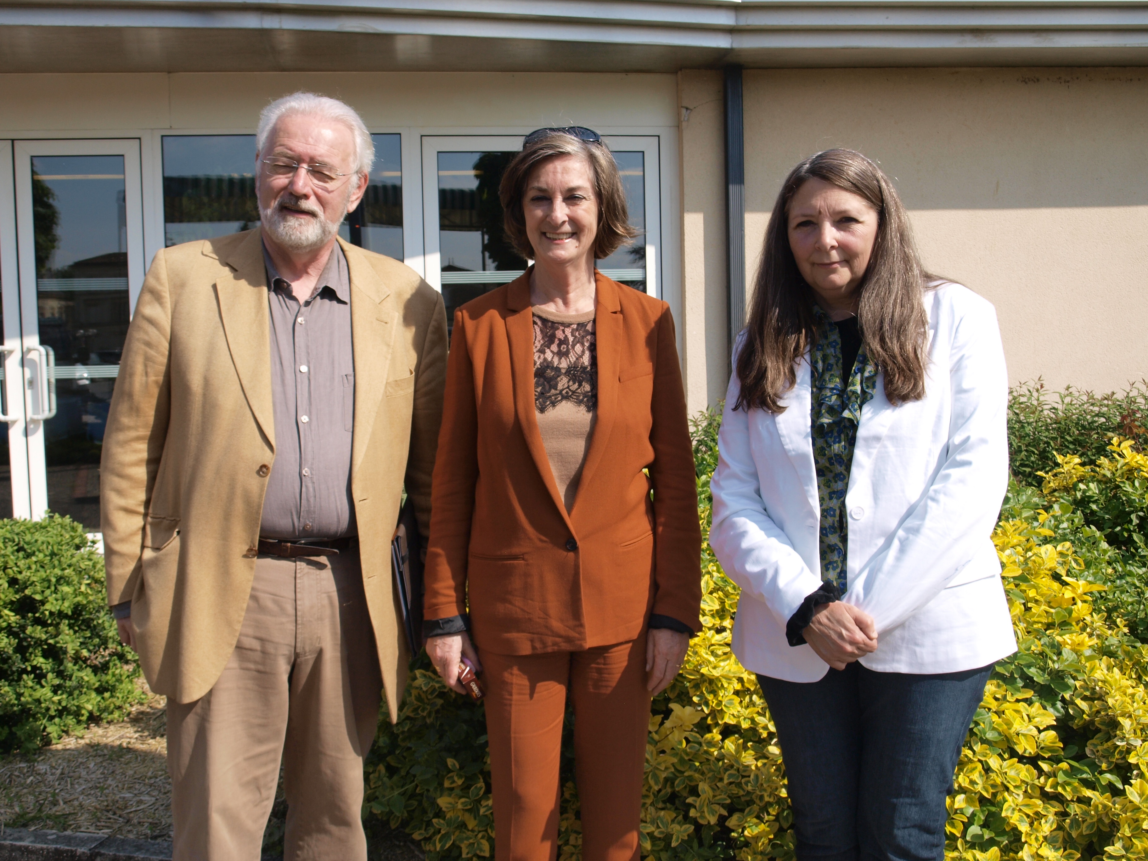 De droite à gauche Sylvie Schwarz Marie-Françoise Bechtel et  Alain Marois De droite à gauche Sylvie Schwarz Marie-Françoise Bechtel et  Alain Marois