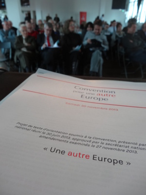 Sam. 30 Nov. 2013 Convention pour une autre Europe Sam. 30 Nov. 2013 Convention pour une autre Europe