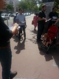Opération tractage au marché de Monplaisir Opération tractage au marché de Monplaisir