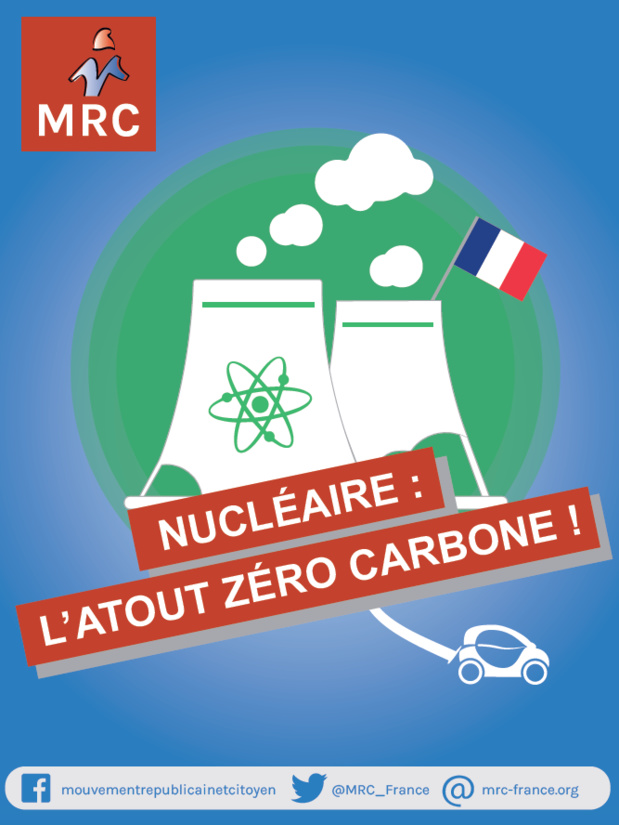 Le Mouvement Républicain et Citoyen défend le nucléaire Le Mouvement Républicain et Citoyen défend le nucléaire