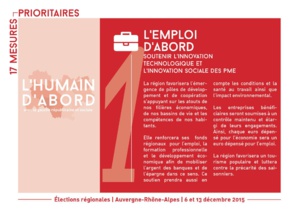 Quelques-unes de nos propositions pour une région citoyenne, solidaire et impliquée dans l'avenir des citoyens