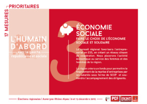 Quelques-unes de nos propositions pour une région citoyenne, solidaire et impliquée dans l'avenir des citoyens
