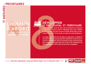 Quelques-unes de nos propositions pour une région citoyenne, solidaire et impliquée dans l'avenir des citoyens Quelques-unes de nos propositions pour une région citoyenne, solidaire et impliquée dans l'avenir des citoyens