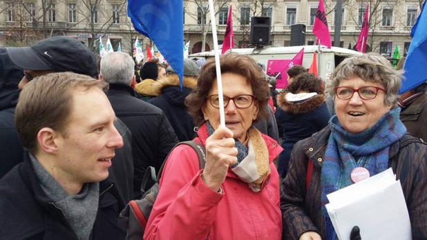 Le MRC se mobilise à Lyon contre la loi sur le travail, la 