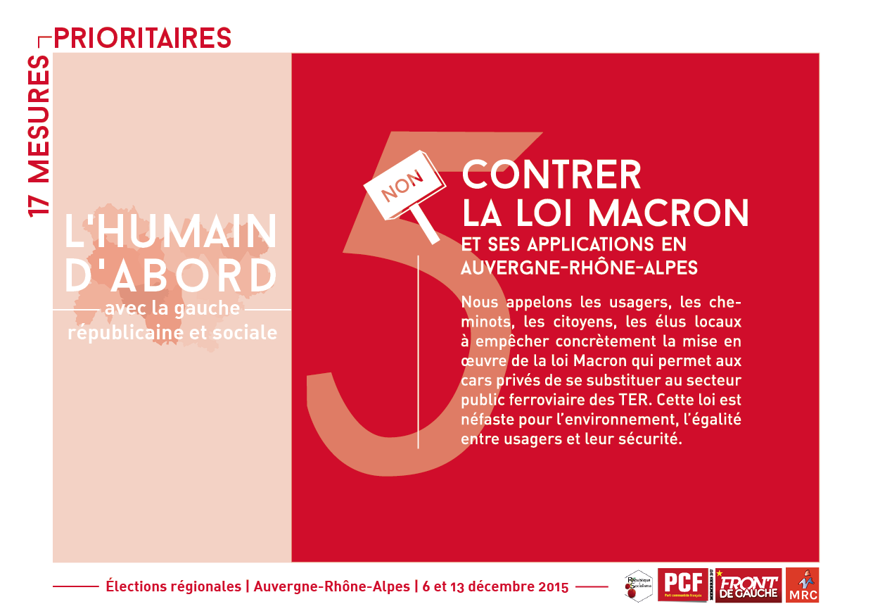 Quelques-unes de nos propositions pour une région citoyenne, solidaire et impliquée dans l'avenir des citoyens