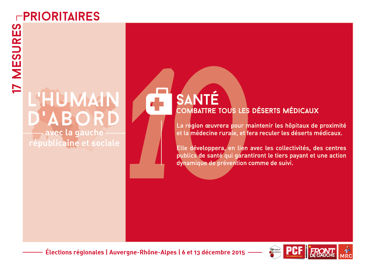 Quelques-unes de nos propositions pour une région citoyenne, solidaire et impliquée dans l'avenir des citoyens