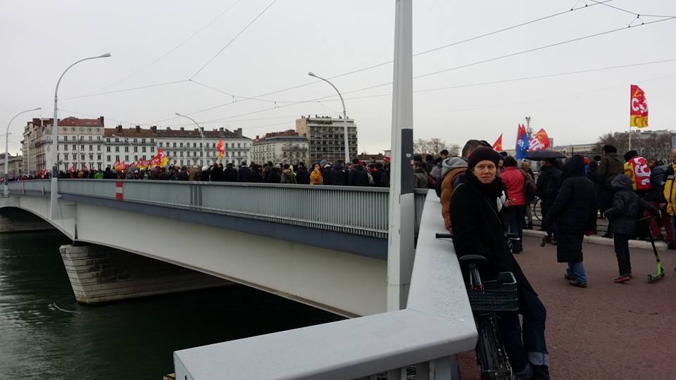 Le MRC se mobilise à Lyon contre la loi sur le travail, la "loi El-khomri"