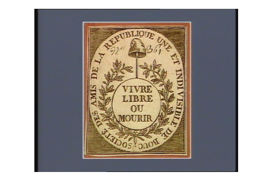 "Vivre libre en travaillant ou mourir en combattant" "Vivre libre en travaillant ou mourir en combattant"