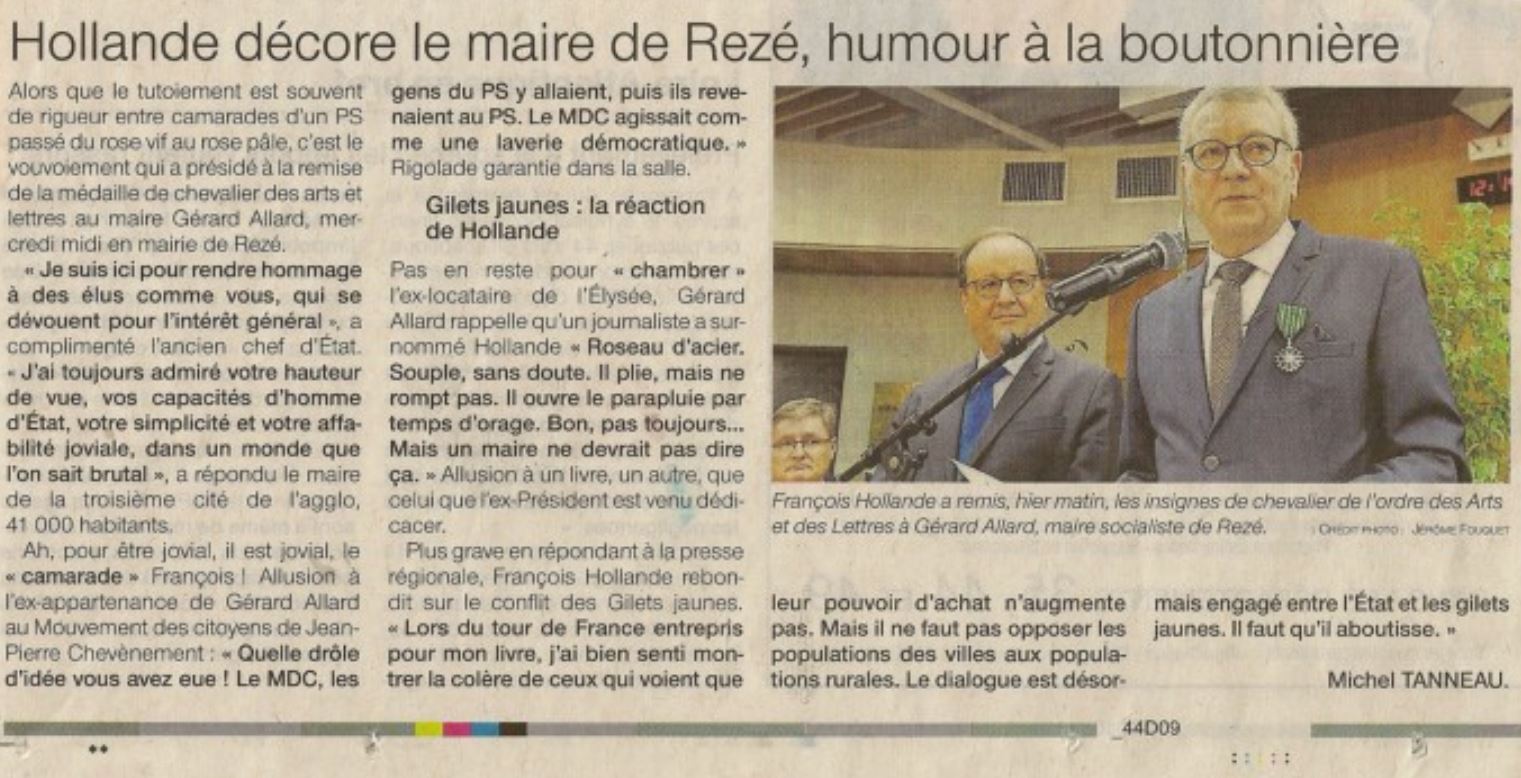 Ce qu'un ex Président ne devrait jamais dire....