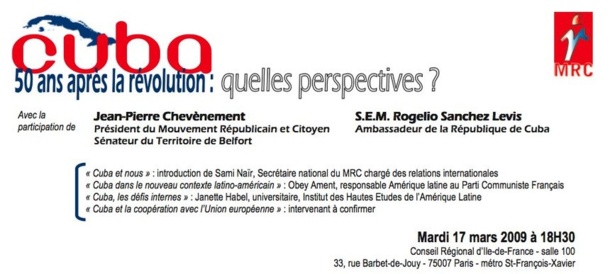 Cuba : 50 ans après la révolution, quelles perspectives ? Cuba : 50 ans après la révolution, quelles perspectives ?