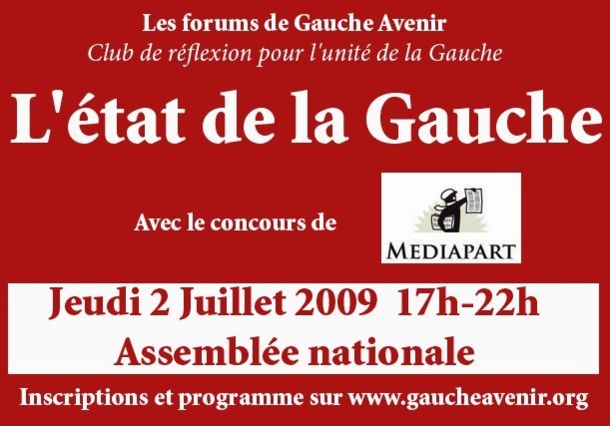 Forum sur l'Etat de la gauche