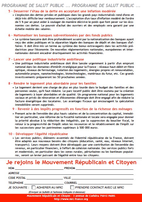 Téléchargez et distribuez le tract : 