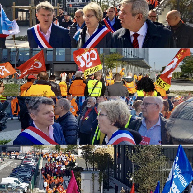 Privatisation ADP : une mobilisation réussie à Orly !