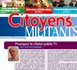 Téléchargez et distribuez le dernier numéro de Citoyens Militants