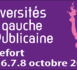 Universités de la Gauche républicaine : inscrivez-vous !