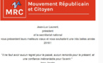 Le Mouvement Républicain et Citoyen vous souhaite une excellente année 2018 !