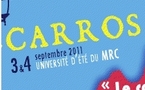 Université d'été du MRC de Carros les 3 et 4 septembre : Le contrat républicain pour une nouvelle prospérité