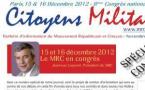 Téléchargez et distribuez le numéro de Citoyens Militants de novembre 2012 consacré au congrès de Paris