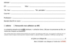 Bulletin d'adhésion 2023