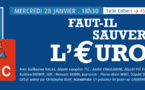Première Rencontre du MRC : "Faut-il sauver l'euro ?" (28/01)